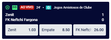 Print de tela com exemplo de um Bet Builder da Lottoland Esportes mostrando o evento de jogos amistosos de clube.